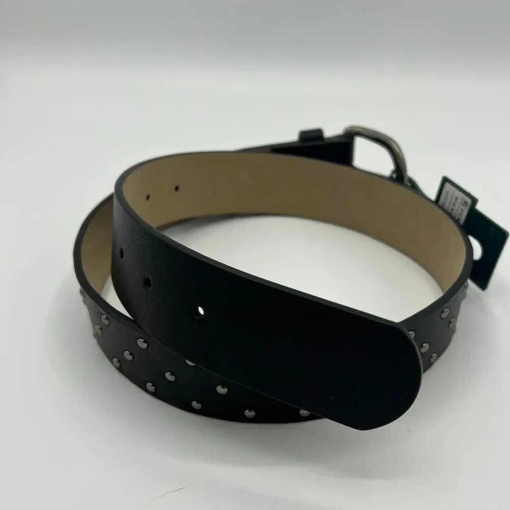 Wild Fable Women's Black Studded Casual Belt - Size Small - NWT